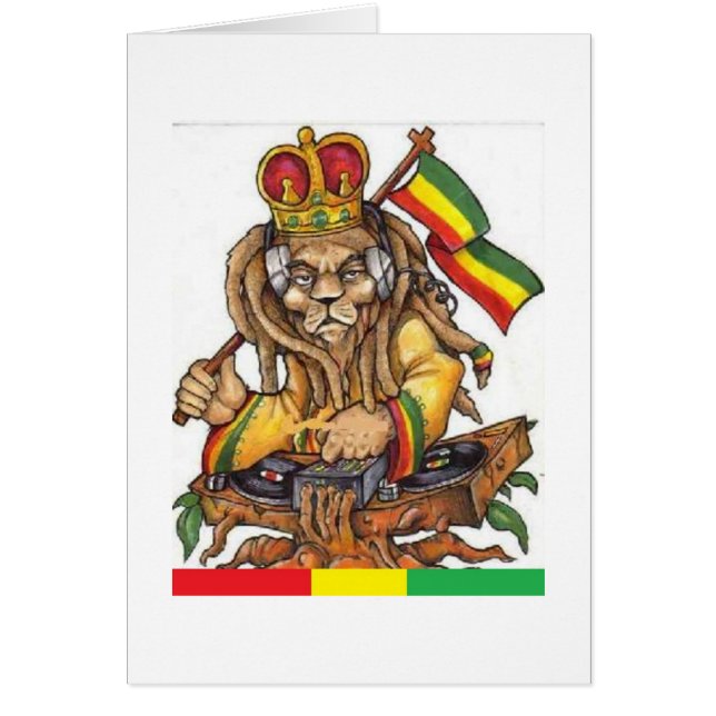 tarjeta del reggae (Frente)