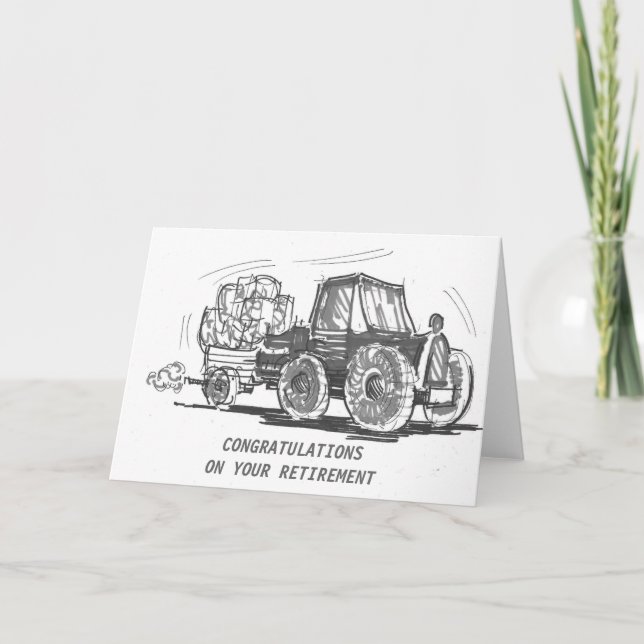 Tarjeta del retiro del tractor (Anverso)