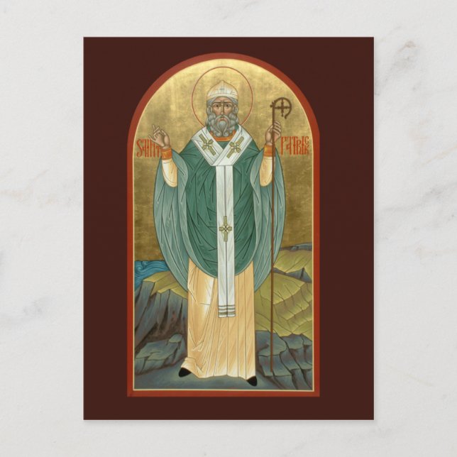 Tarjeta del rezo de St Patrick (Anverso)