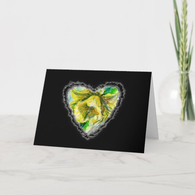 Tarjeta del romance del amor de la tarjeta del día (Anverso)