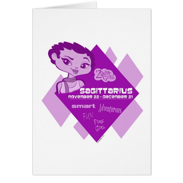 Tarjeta del sagitario (Frente)