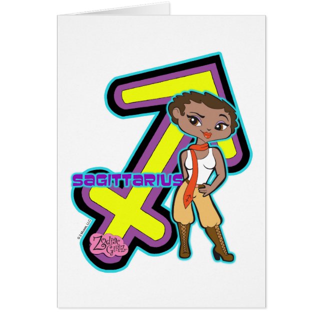 Tarjeta del sagitario (Frente)