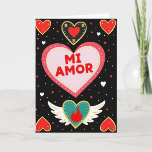Tarjeta del Sagrado Corazón Mi Amor