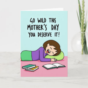 Tarjeta del Salón del Día de las Madres Dulces