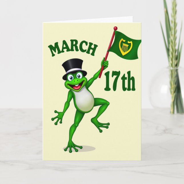 Tarjeta del Salto Afortunado 17 de Marzo (Anverso)