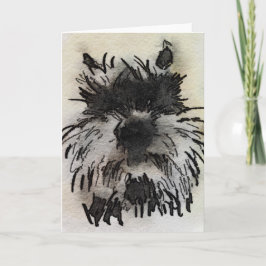Tarjeta del Schnauzer