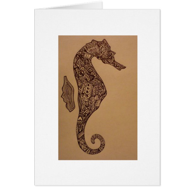 Tarjeta del Seahorse (Frente)