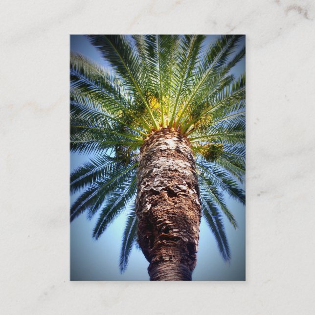 Tarjeta del servicio del árbol de Joe (Anverso)