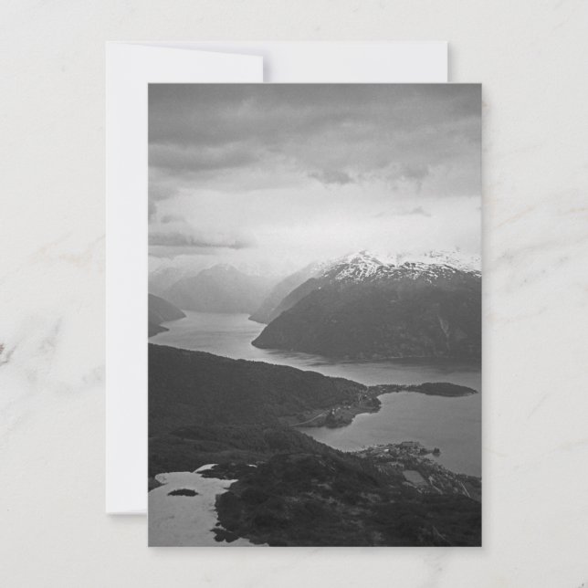 Tarjeta del Sognefjord, Noruega (Anverso)