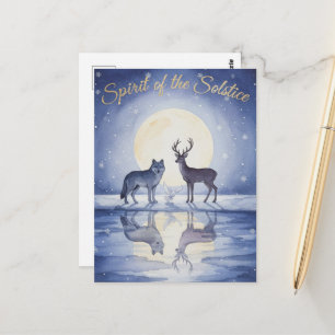 Tarjeta del solsticio de invierno