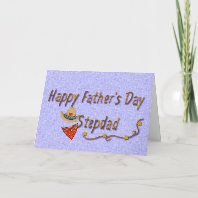 Tarjeta del Stepdad del día de padre (Anverso)