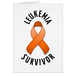 Tarjeta del superviviente de la leucemia
