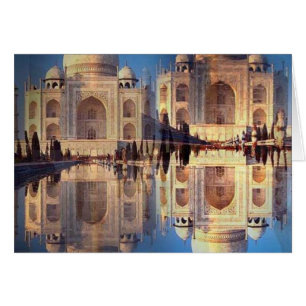 Tarjeta del Taj Mahal
