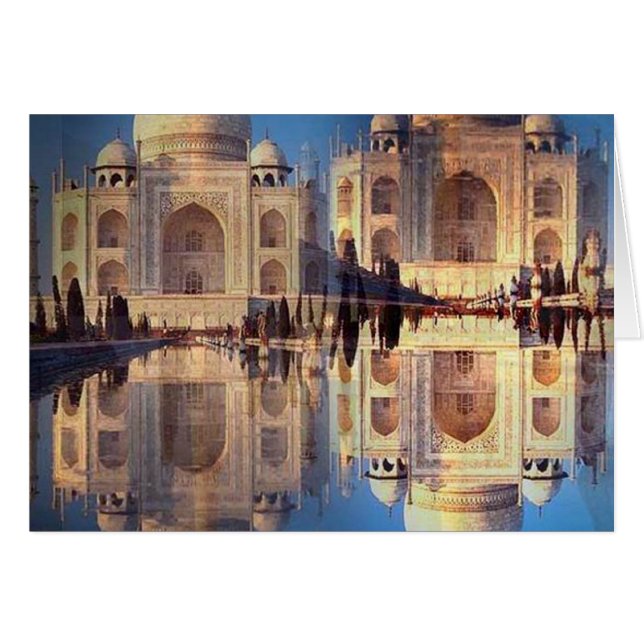 Tarjeta del Taj Mahal (Anverso (Horizontal))