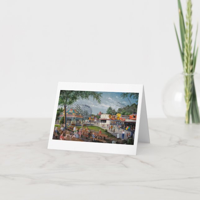 Tarjeta Del "tarjeta parque de atracciones del eco de la (Anverso)