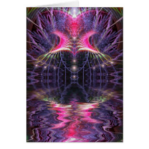 Tarjeta del templo del fractal