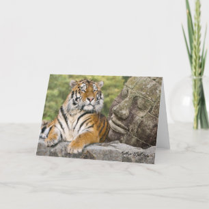 Tarjeta del Templo Tigre y Budista