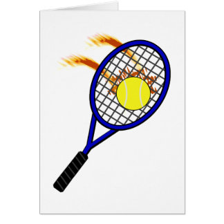 Tarjeta del tenis