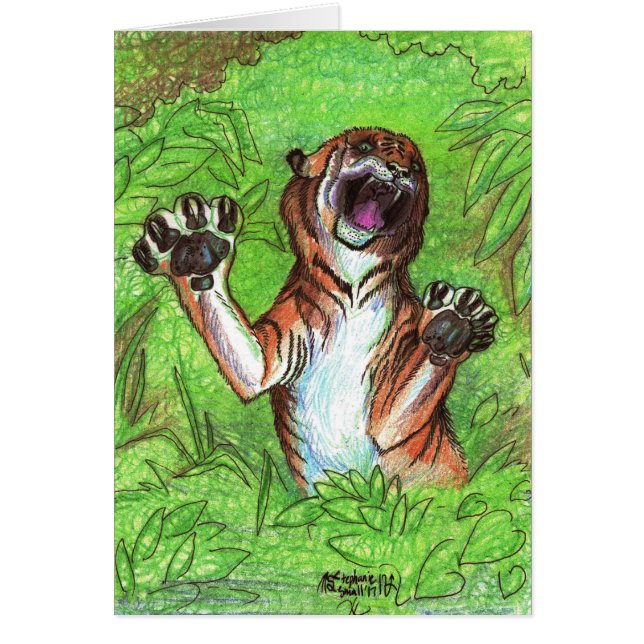 Tarjeta del tigre (Frente)