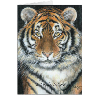 Tarjeta del tigre
