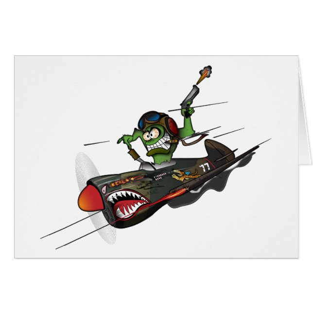 Tarjeta del tigre del vuelo (Anverso (Horizontal))