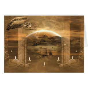 Tarjeta del tigre del vuelo