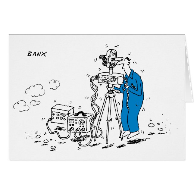 Tarjeta del Timekeeper 1964 de Longines (Anverso (Horizontal))