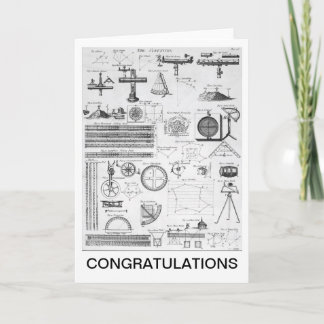 Tarjeta del topógrafo de la tierra de la