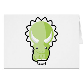 Tarjeta del Triceratops