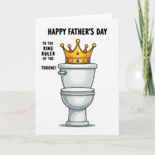 Tarjeta del Trono del Día del Padre