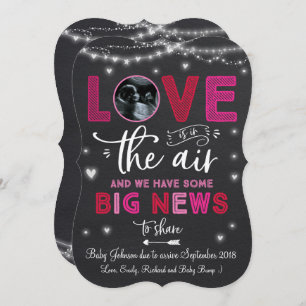 Tarjeta del ultrasonido de la invitación del