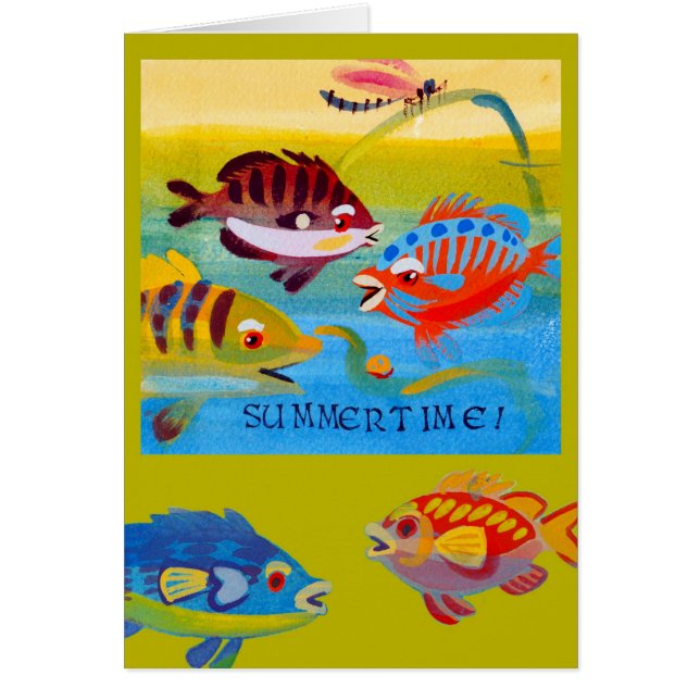 Tarjeta del verano (Frente)