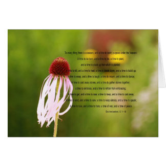 Tarjeta del verso de Ecclesiastes