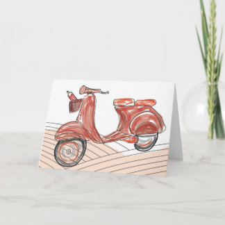 Tarjeta del Vespa