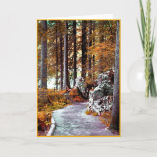 Tarjeta del viaje, texto dentro