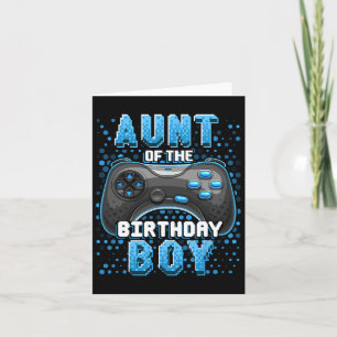 Tarjeta Del Videojuego de Cumpleaños del Niño Cumpleaños