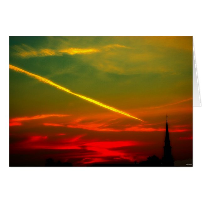 tarjeta del Viernes Santo de rosso di mattina (Anverso (Horizontal))