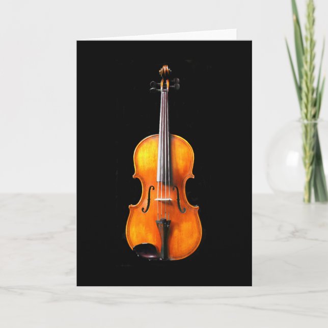 Tarjeta del violín/de la viola de Leslie Harlow (Anverso)