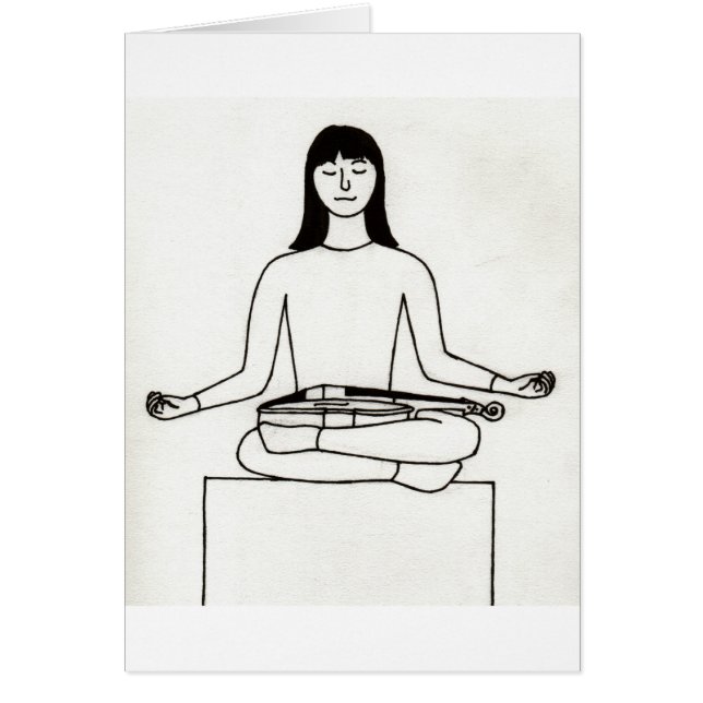 Tarjeta del Violist del zen (Frente)