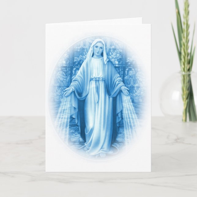 Tarjeta del Virgen María (Anverso)