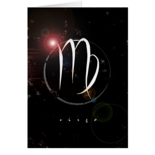 tarjeta del virgo (Frente)