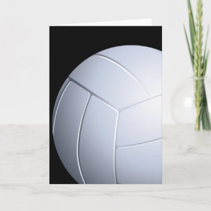 Tarjeta del voleibol