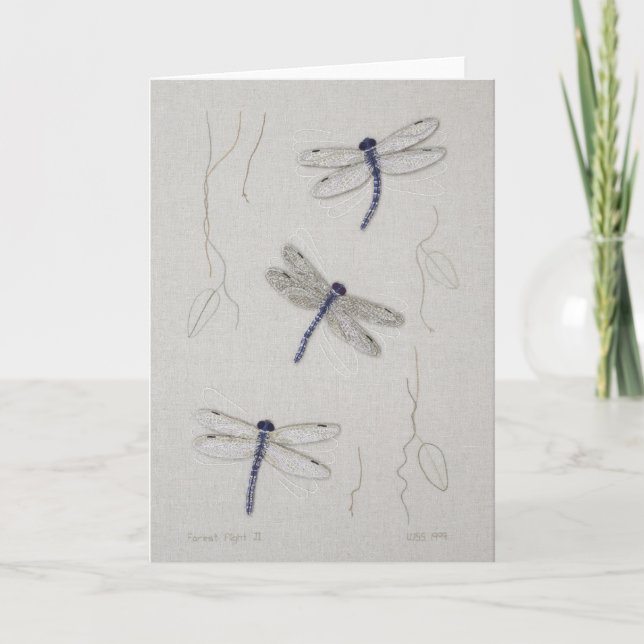 Tarjeta del vuelo del bosque (Anverso)