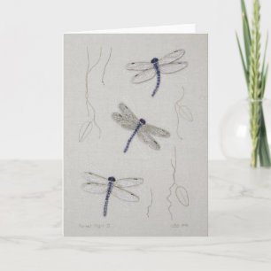 Tarjeta del vuelo del bosque