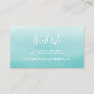 Tarjeta del Web site de la playa que se casa el  