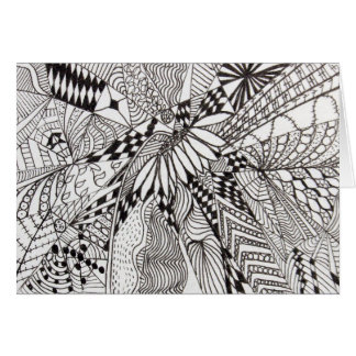 Tarjeta del zen de la margarita