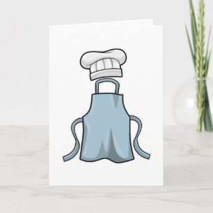 Tarjeta Delantal de cocina y Gorro de cocina