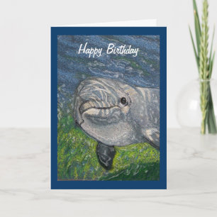 Tarjeta Delfín bajo el agua: La persona más fría que conoz