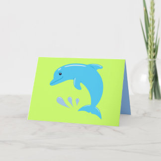 Tarjeta Delfín de Cute