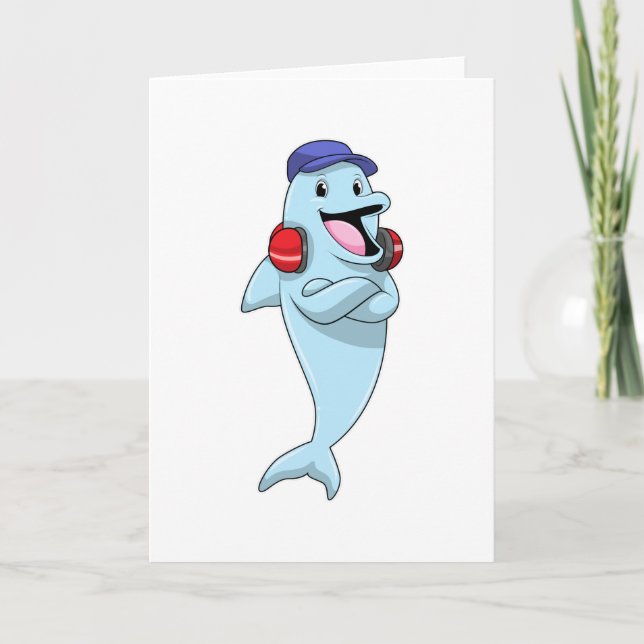 Tarjeta Delfín en Escuchar la música (Anverso)